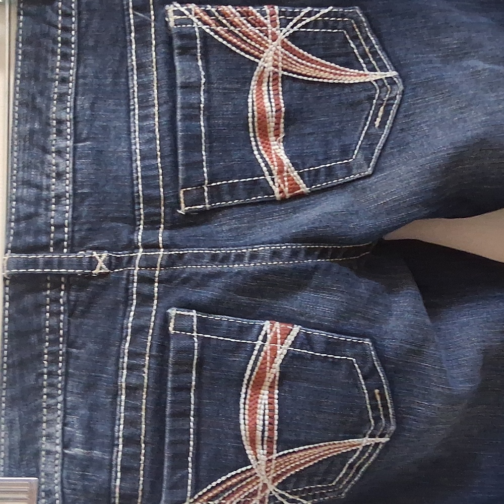 Rue21 Blue Jeans with Natural Fading - Picture 3 of 3